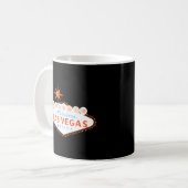 Willkommen im Fabulous Las Vegas Nevada Kaffeetasse (Vorderseite Links)