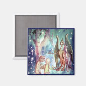 Willkommen im Fairyland Square Magnet (Vorderseite/Rückseite)