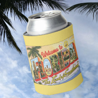 Willkommen im Florida der Vergangenheit mit alten Dosenkühler