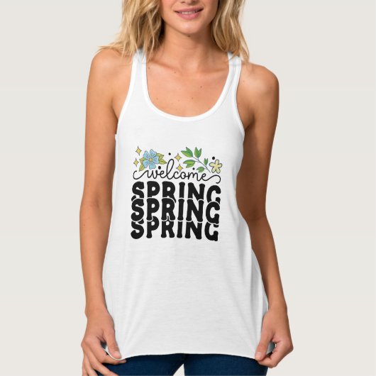 Willkommen im Frühjahr 68217 Tank Top (Vorderseite)