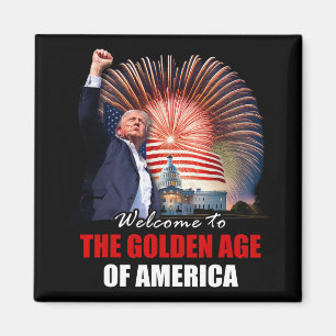 Willkommen im goldenen Zeitalter Amerikas Trump In Magnet