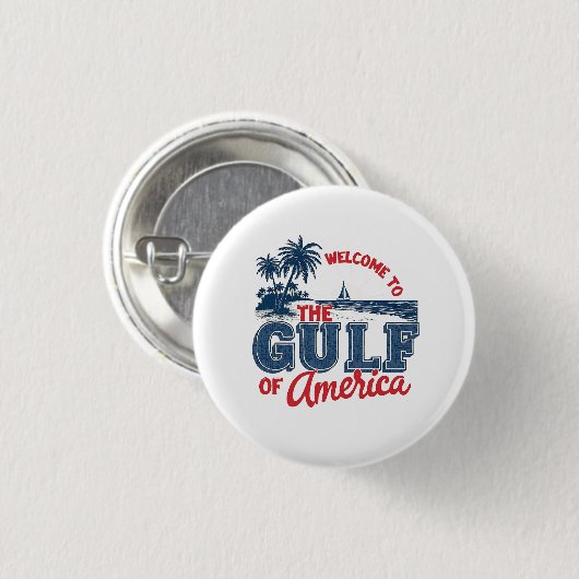 Willkommen im Golf von Amerika Einwanderer aus Mex Button (Vorne & Hinten)