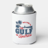 Willkommen im Golf von Amerika Einwanderer aus Mex Dosenkühler (Kanne Vorderseite)