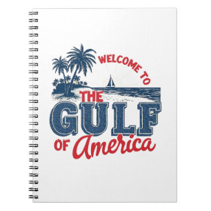 Willkommen im Golf von Amerika Einwanderer aus Mex Notizblock