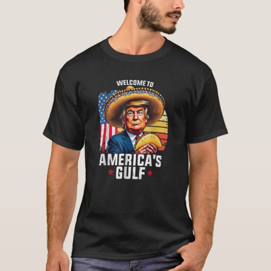 willkommen im Golf von Amerika Est 2025 T-Shirt (Vorderseite)