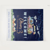 Willkommen im großen Party Wandteppich (Vorderseite (Horizontal))