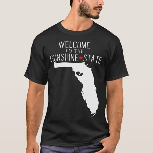 Willkommen im GUNSHINE Staat Florida T-Shirt (Vorderseite)