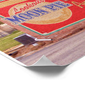 Willkommen im Historic Ben Wheeler Sign 24x10 Poster (Ecke)