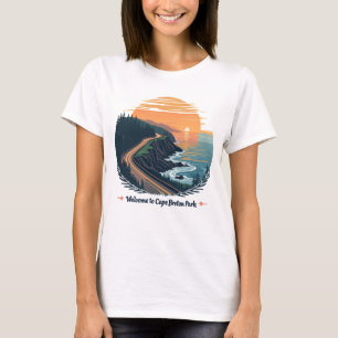 Willkommen im Hochland-Nationalpark Cape Breton T-Shirt