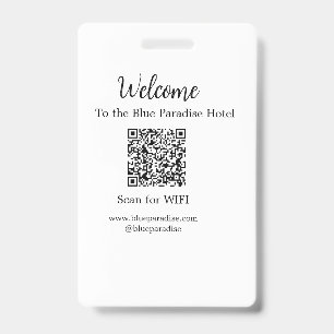 Willkommen im Hotelrestaurant Villa Scan QR WIFI Ausweis