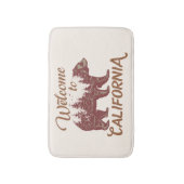 Willkommen im kalifornischen Bärenwald Badematte (Vorderseite Vertikal)