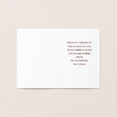 Willkommen im kalifornischen Bärenwald Folienkarte (Innenseite)