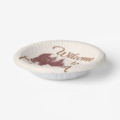 Willkommen im kalifornischen Bärenwald Pappteller (Gewinkelt)