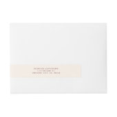 Willkommen im kalifornischen Bärenwald Rundum-Adressaufkleber (Vorderseite)