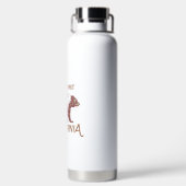 Willkommen im kalifornischen Bärenwald Trinkflasche (Rückseite)
