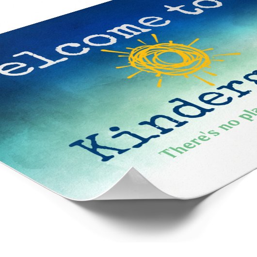 Willkommen im Kindergarten Doster Poster (Ecke)