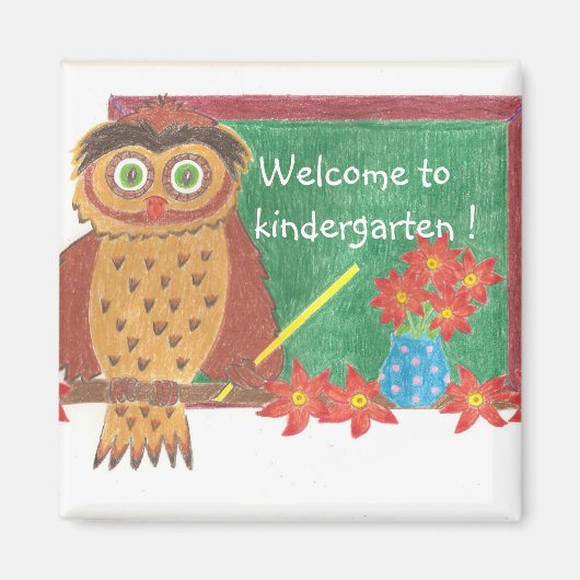 Willkommen im Kindergarten ! Magnet (Vorne)