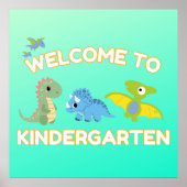 Willkommen im Kindergarten Poster (Vorne)