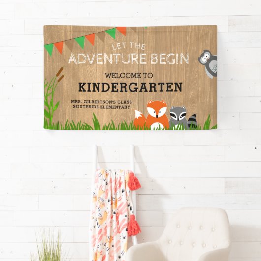 Willkommen im Kindergarten Tierabenteuer Banner (Insitu)