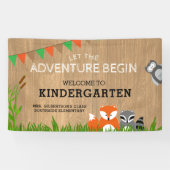Willkommen im Kindergarten Tierabenteuer Banner (Horizontal)