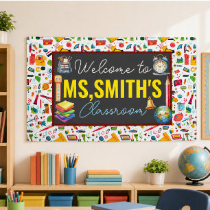Willkommen im Klassenzimmer - Zurück zur Schule Ba Banner