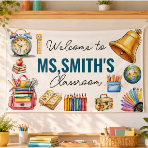 Willkommen im Klassenzimmer - Zurück zur Schule Ba Banner
