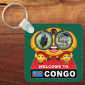 Willkommen im Kongo Schlüsselanhänger (Vorderseite)
