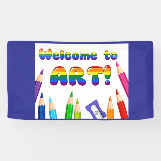 Willkommen im Kunstunterricht-Banner Banner (Horizontal)