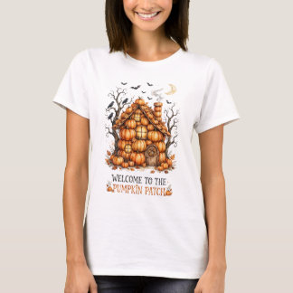 Willkommen im Kürbisfeld Shirt Herbst Farmhouse