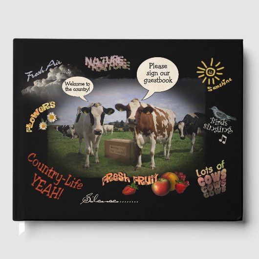 Willkommen im Land Gästebuch (Vorderseite)