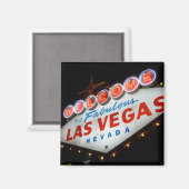 Willkommen im Las Vegas Magnet (Vorderseite/Rückseite)