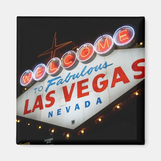 Willkommen im Las Vegas Magnet (Vorne)