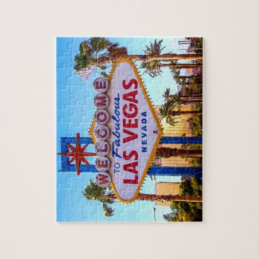 Willkommen im Las Vegas Sign Jigsaw Puzzle (Vertikal)