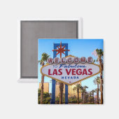 Willkommen im Las Vegas Sign Magnet (Vorderseite/Rückseite)
