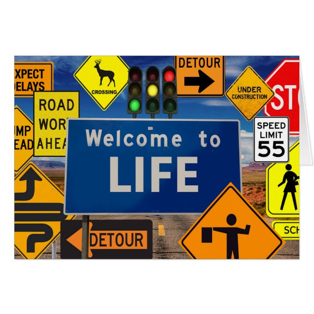 WILLKOMMEN IM LEBEN (Vorderseite (Horizontal))