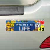 WILLKOMMEN IM LEBEN AUTOAUFKLEBER (Auf Auto)