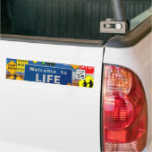 WILLKOMMEN IM LEBEN AUTOAUFKLEBER (Auf Lkw)