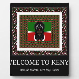 Willkommen im magischen Kenia: Hakuna Matata Fotoplatte