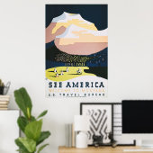 Willkommen im Montana Nationalpark Poster (Heimbüro)