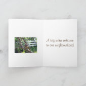 Willkommen im Nachbarhaus Bird Karte (Innenseite)