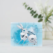 WILLKOMMEN IM NEUEN ALTER! POSTKARTE (Stehend Vorderseite)