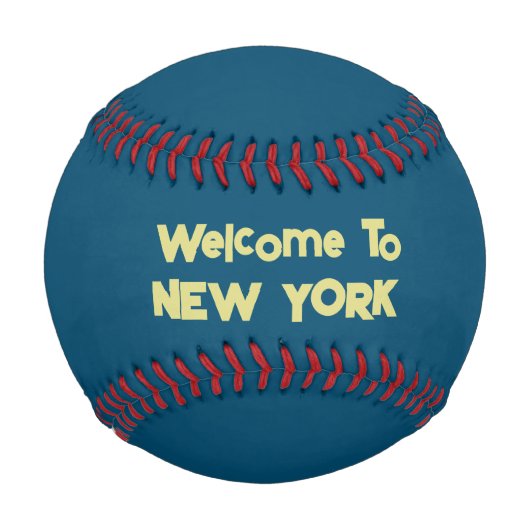 Willkommen im New York Baseball (Vorderseite)