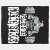 Willkommen im Nordpol Fleecedecke (Vorderseite (Horizontal))