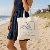 Willkommen im Outer Banks Hochzeitsgeschenk Tragetasche