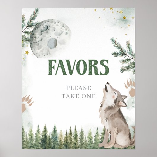 Willkommen im Pack Forest Wolf Poster (Vorne)