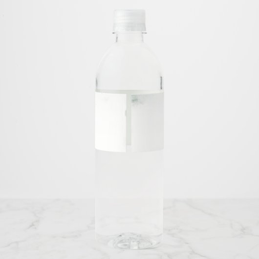 Willkommen im Pack Forest Wolf Wasserflaschenetikett (Rückseite)