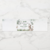 Willkommen im Pack Forest Wolf Wasserflaschenetikett (Einzelnes Label)