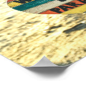 Willkommen im Paradies Beach Ocean Poster (Ecke)