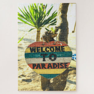 Willkommen im Paradies Beach Ocean Puzzle