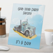 Willkommen im Party Sockelschild (In Situ)